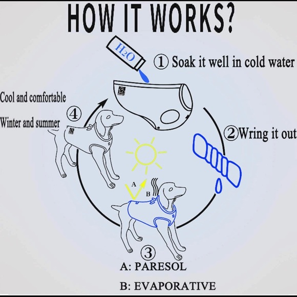 NWT Cooling Dog Harness - Picture 3 of 6